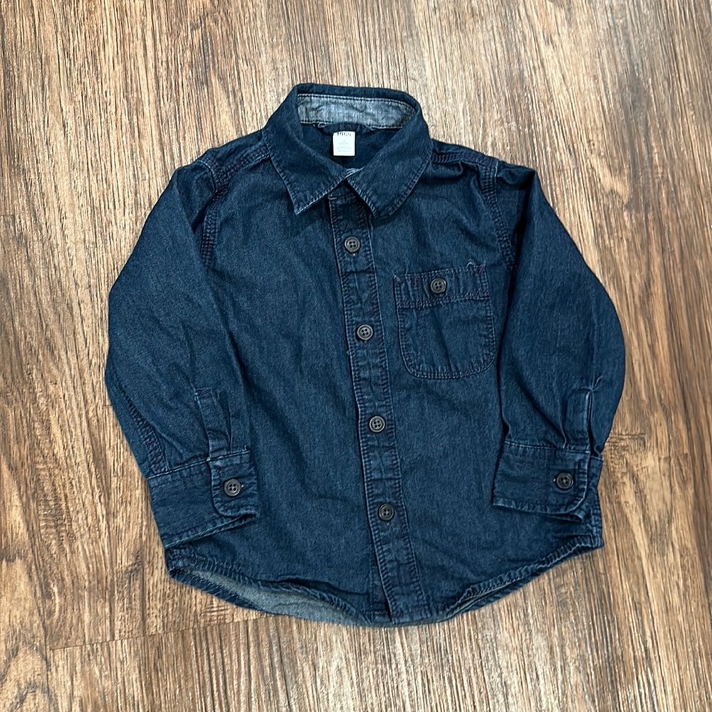Baby Gap 1969 Denim Button Down Shirt